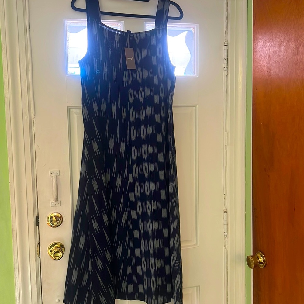 Navy blue long dress from JJill